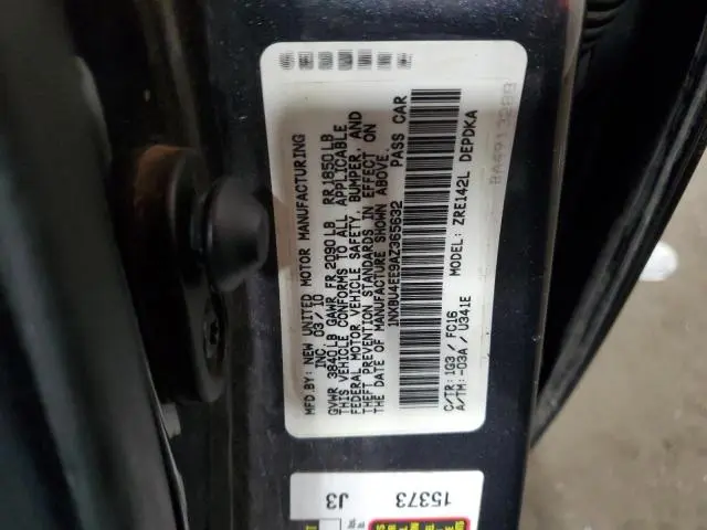 2010 TOYOTA COROLLA BASE  