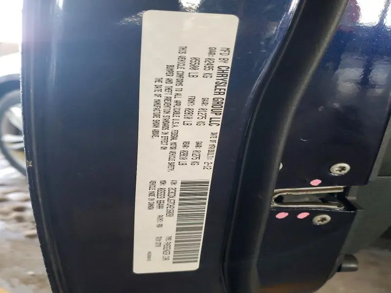 2012 DODGE CHARGER SXT  