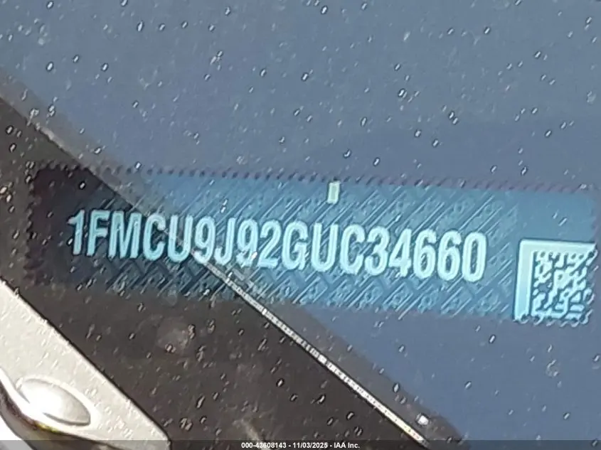 2016 FORD ESCAPE TITANIUM