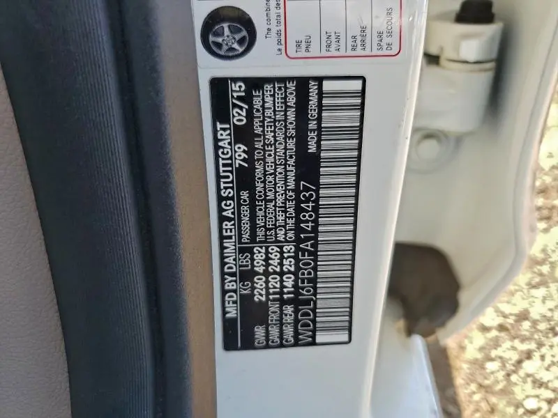 2015 MERCEDES-BENZ CLS 400  