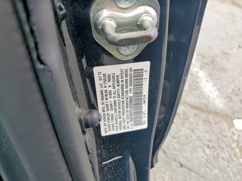 2013 HONDA CIVIC LX  