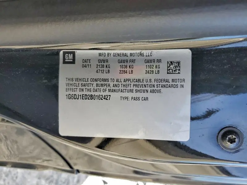 2011 CADILLAC CTS PERFORMANCE COLLECTION  