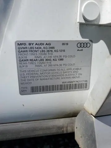 2019 AUDI Q5 PREMIUM