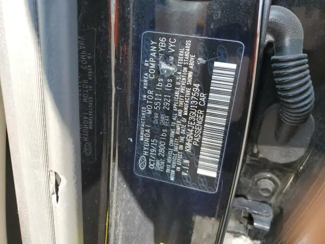 2016 HYUNDAI GENESIS 3.8L  