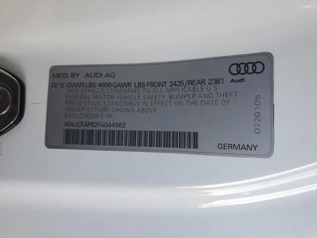 2015 AUDI A5 PREMIUM  