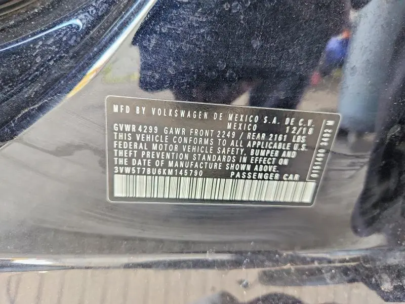 2019 VOLKSWAGEN JETTA GLI  