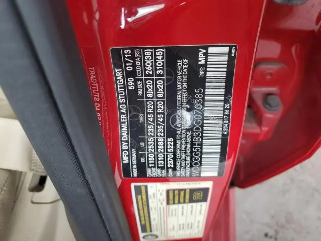 2013 MERCEDES-BENZ GLK 350  