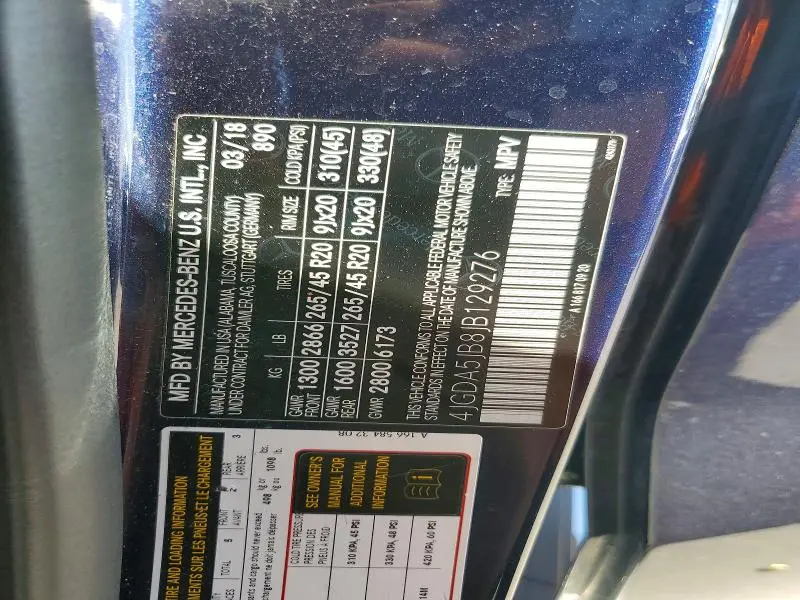 2018 MERCEDES-BENZ GLE 350  