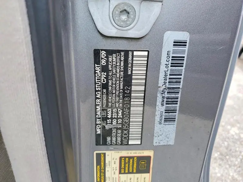 2010 MERCEDES-BENZ E 350  