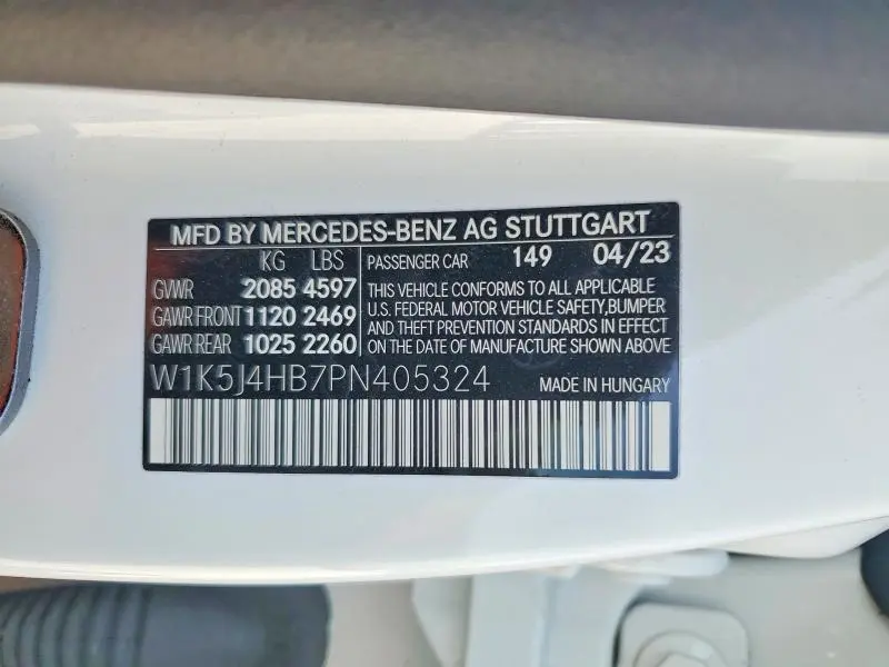 2023 MERCEDES-BENZ CLA 250 4MATIC  