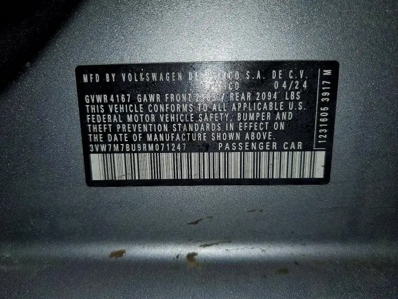 2024 VOLKSWAGEN JETTA SE  