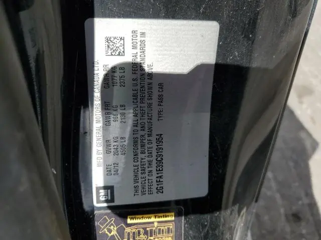 2012 CHEVROLET CAMARO LS  