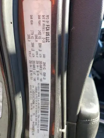 2016 DODGE DURANGO LIMITED  