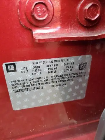 2018 BUICK LACROSSE PREMIUM  