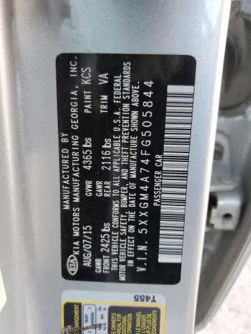2015 KIA OPTIMA LX  