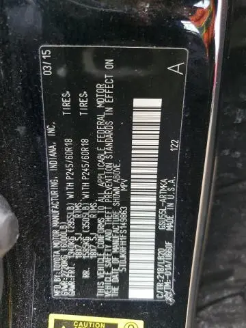 2015 TOYOTA HIGHLANDER XLE  