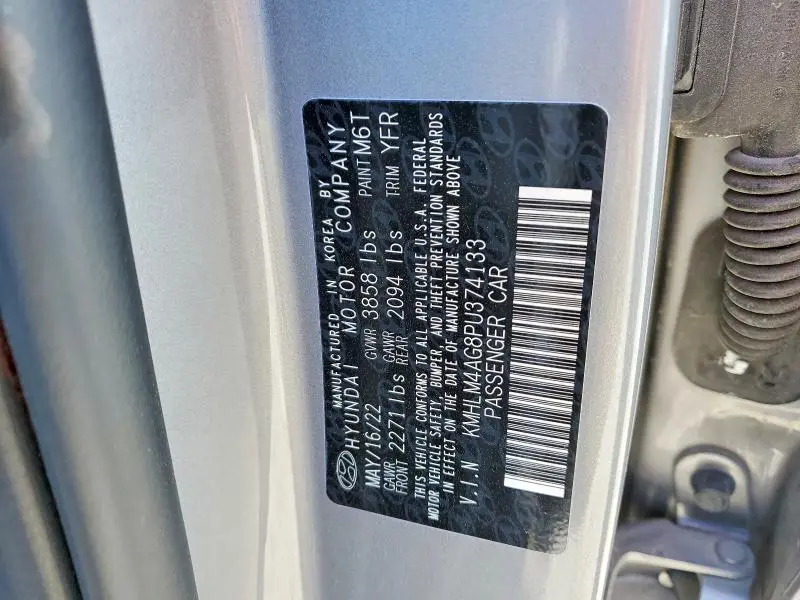 2023 HYUNDAI ELANTRA SEL  