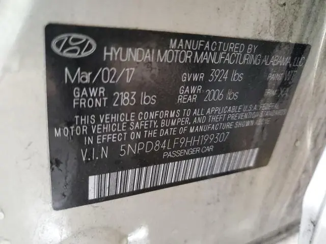 2017 HYUNDAI ELANTRA SE