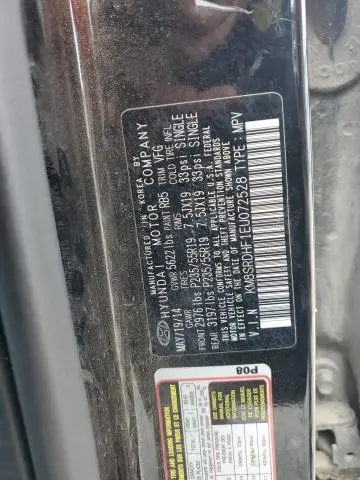 2014 HYUNDAI SANTA FE GLS