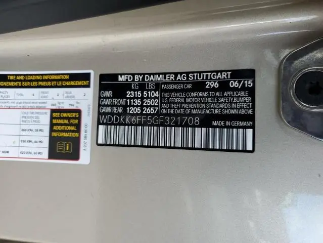 2016 MERCEDES-BENZ E 400  