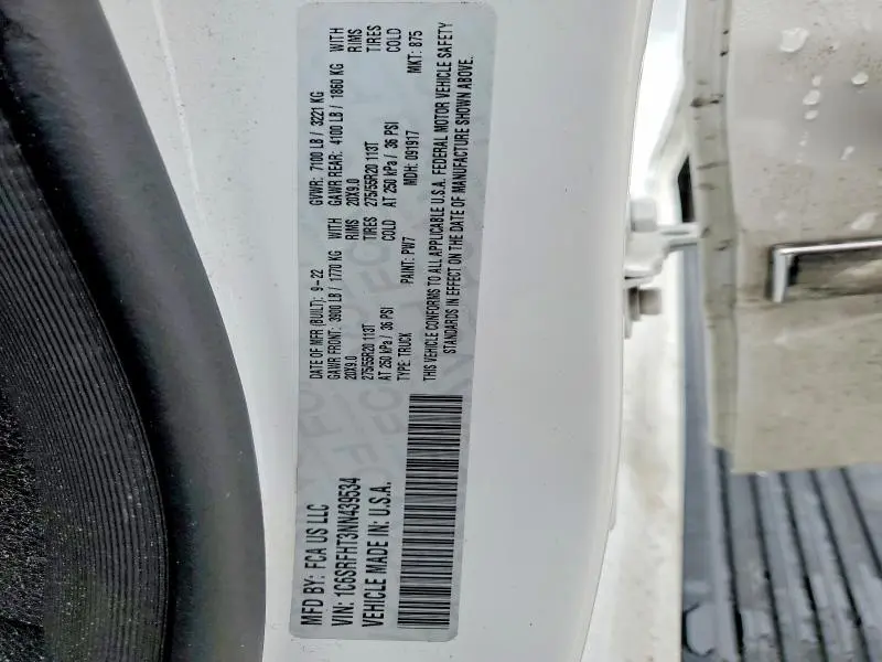 2022 RAM 1500 LIMITED  