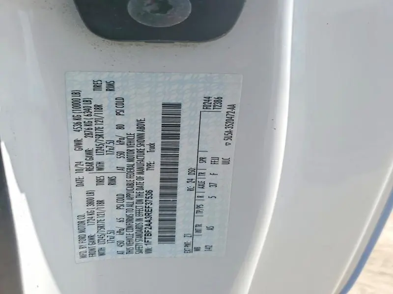 2024 FORD F250   