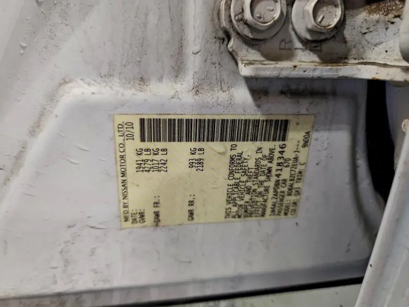 2011 NISSAN ALTIMA BASE  