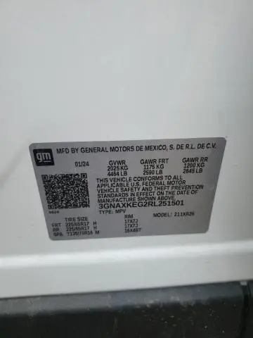 2024 CHEVROLET EQUINOX LT  