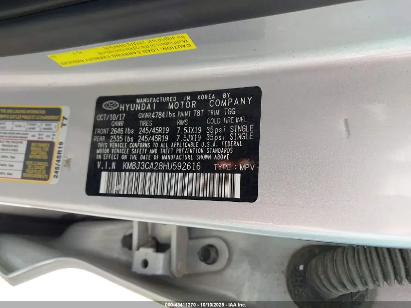 2017 HYUNDAI TUCSON SPORT