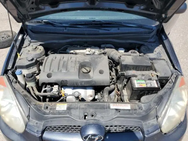 2010 HYUNDAI ACCENT BLUE  