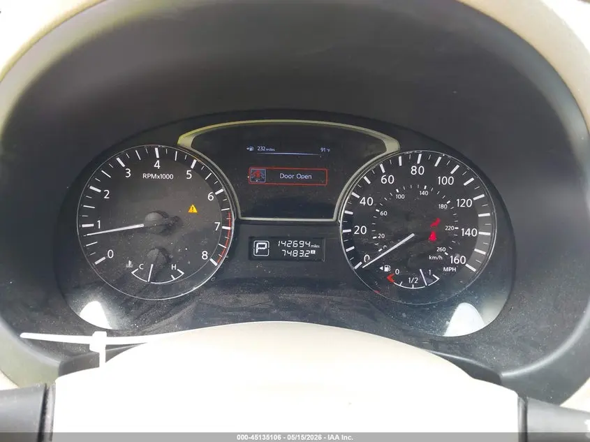 2013 NISSAN ALTIMA 2.5 SV