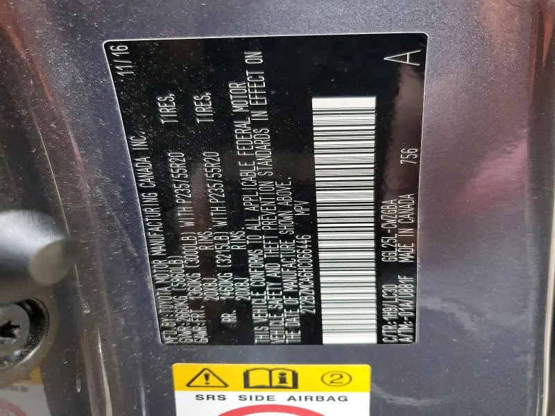 2017 LEXUS RX 350 F SPORT  