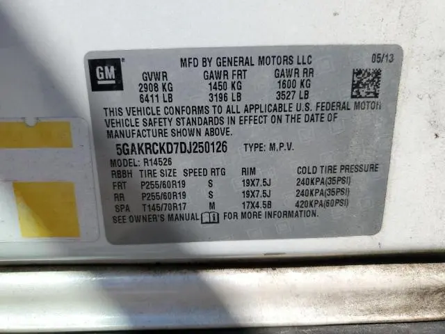 2013 BUICK ENCLAVE   