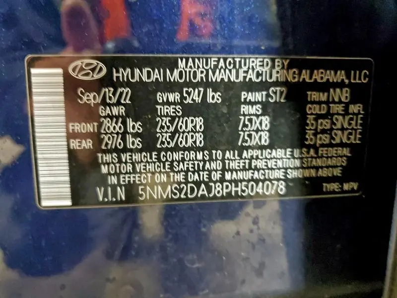 2023 HYUNDAI SANTA FE SEL  