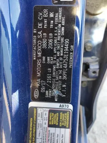 2018 KIA FORTE LX  