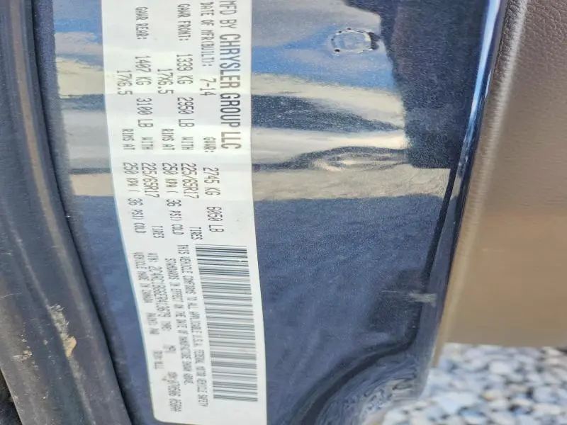 2014 CHRYSLER TOWN & COUNTRY TOURING  