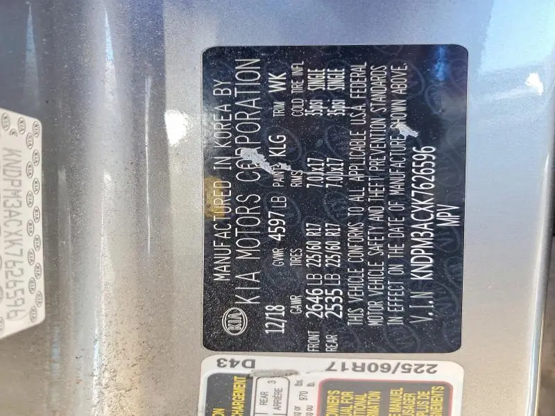 2019 KIA SPORTAGE LX  