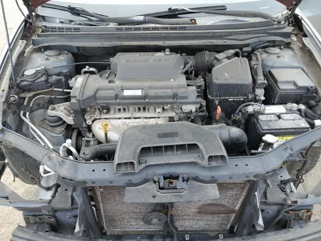 2010 HYUNDAI ELANTRA BLUE  