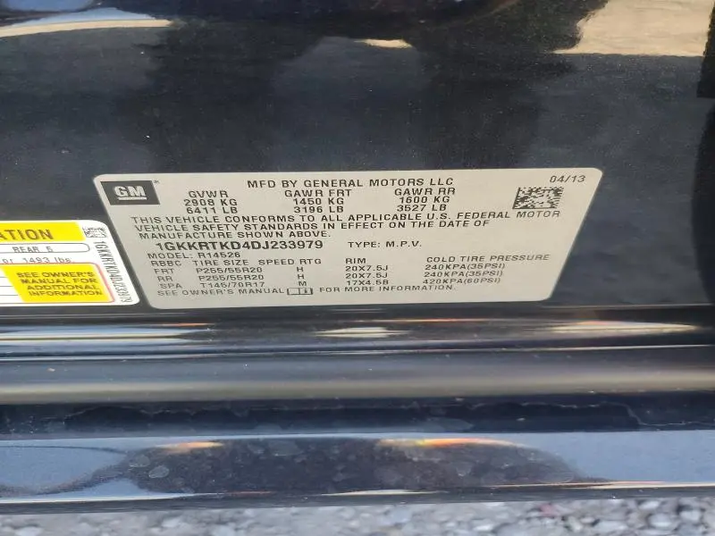 2013 GMC ACADIA DENALI  