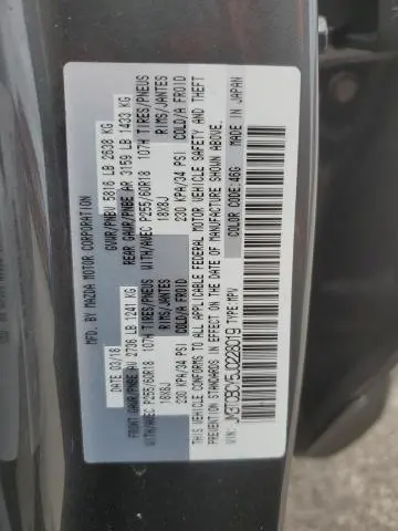 2018 MAZDA CX-9 TOURING  