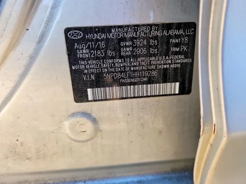 2017 HYUNDAI ELANTRA SE  