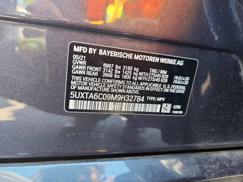 2021 BMW X5 XDRIVE45E  