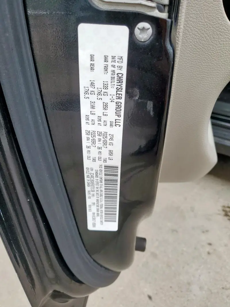 2014 CHRYSLER TOWN & COUNTRY TOURING  