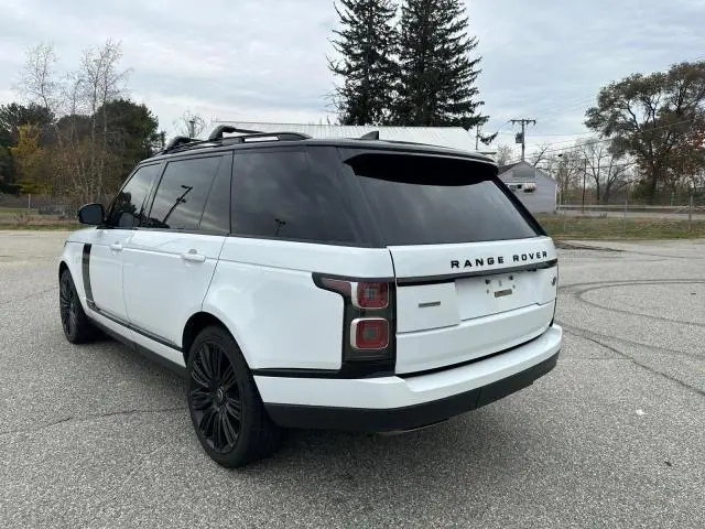 2019 LAND ROVER RANGE ROVER SUPERCHARGED  