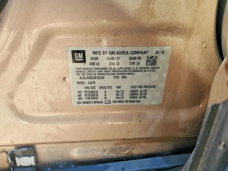 2018 BUICK ENCORE PREFERRED  