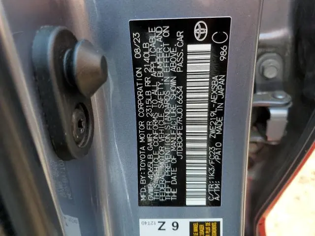 2024 TOYOTA COROLLA LE  