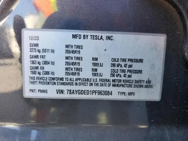 2023 TESLA MODEL Y   
