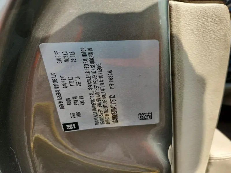 2010 BUICK LUCERNE CXL  