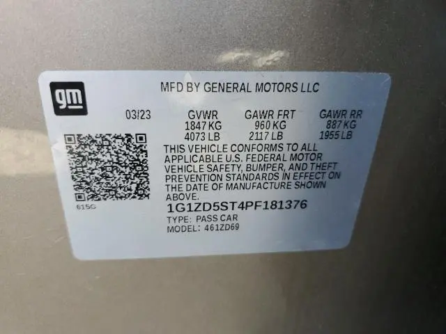 2023 CHEVROLET MALIBU LT  