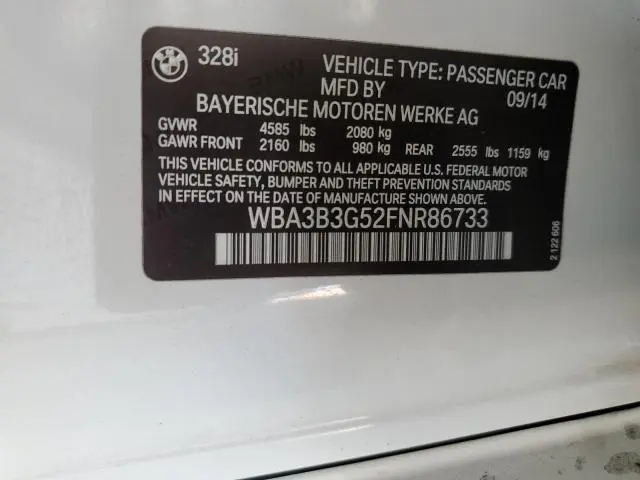 2015 BMW 328 XI  
